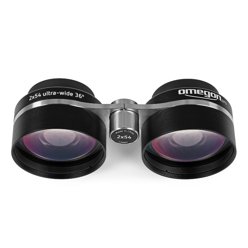 Omegon 2×54 binoculars for star field observation