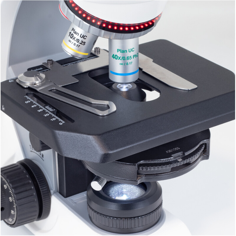 Motic Microscope Panthera C2, Phase package, trino, infinity, plan, achromatic, 40x-400x, Halogen/LED