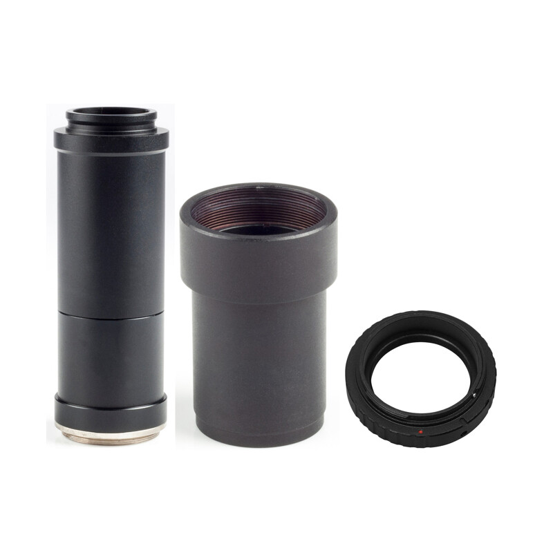 Motic Camera adaptor Set (4x) f. Full Frame mit T2 Ring für Canon