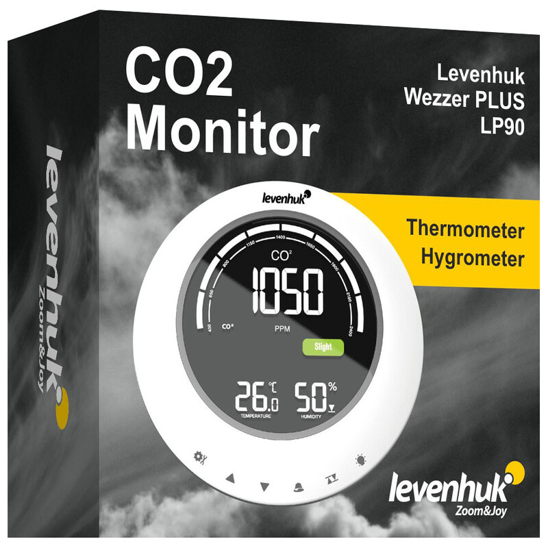Levenhuk Monitor de CO₂ Wezzer PLUS LP90
