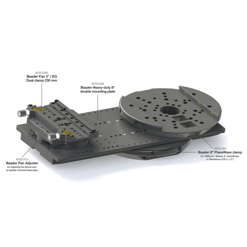 Baader Pan adjuster for adjusting the optical axis of parallel mounted telescopes