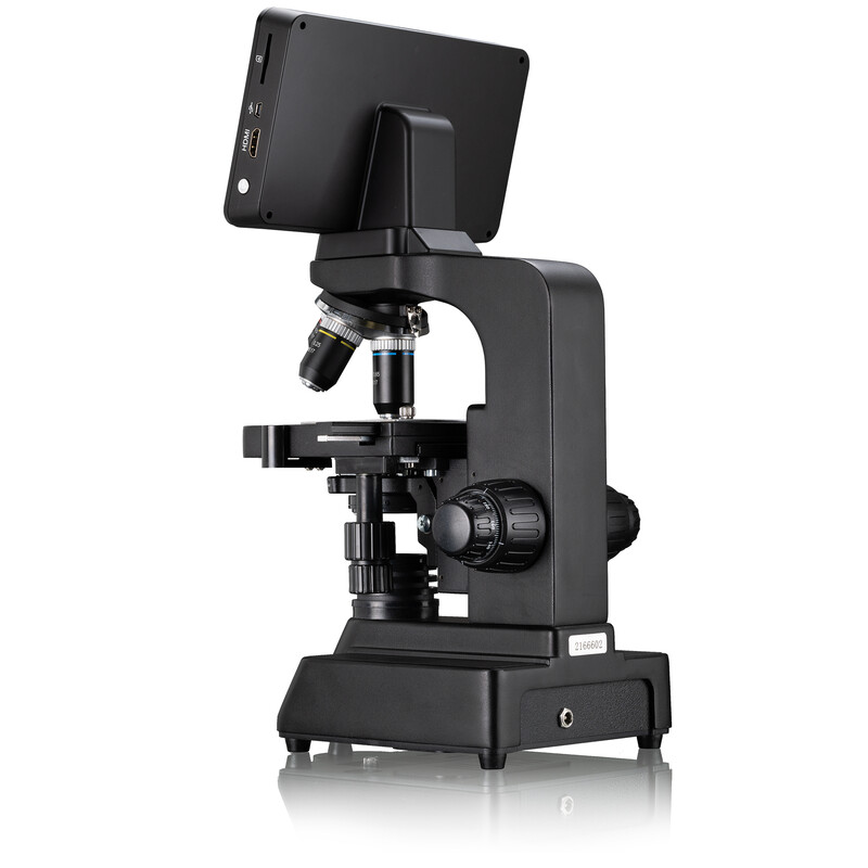 Bresser Microscopio Researcher LCD, pantalla, 40x-600x, DL, LED, 16MP