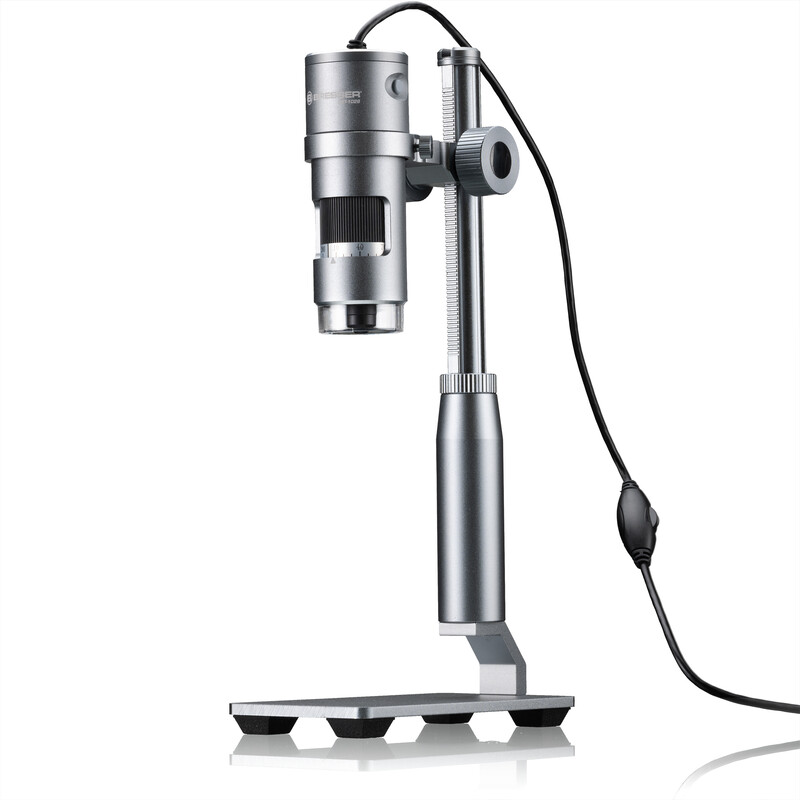 Bresser Microscope USB Digitalmikroskop DST-1028, screen, 10x-280x, AL LED 5.1MP
