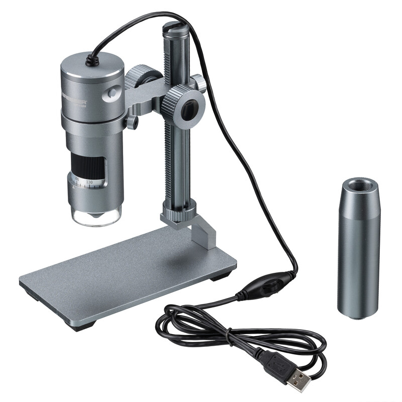 Digitalmikroskop LED AL DST-1028, Microscope Bresser 10x-280x, USB screen,