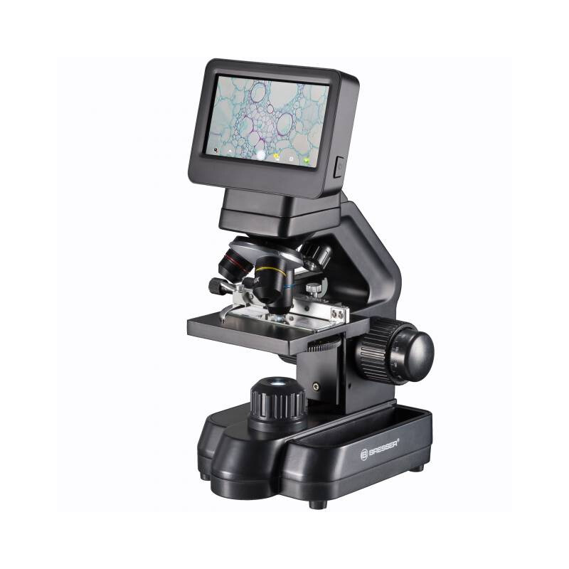 Bresser Biolux Touch, scherm, 30x-1125x, AL/DL, LED, 5 MP, HDMI, Microscoop voor school en hobby