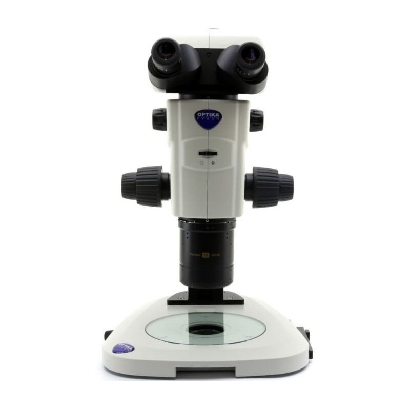 Optika Stereo zoom microscope SZR-180, trino, CMO, w.d. 60mm, 10x/23, 7.5x-135x, LED, click stop