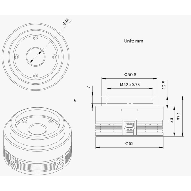 ZWO Camera ASI 678 MM Mono