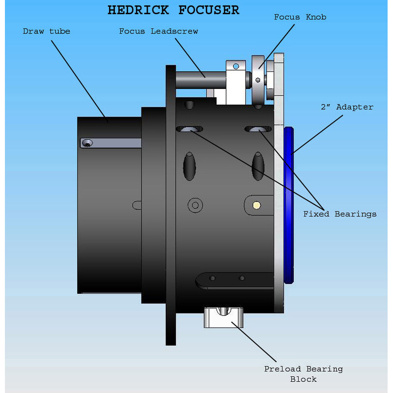 PlaneWave Focuser Hedrick 3.5" CDK 14/17/20/24