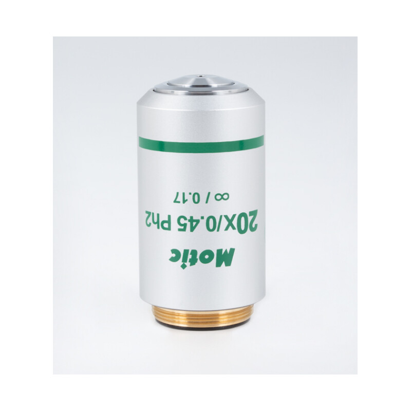 Motic Objective 20X / 0.45, wd 0.8mm, CCIS, UC plan, pos.phase Ph2, infinity