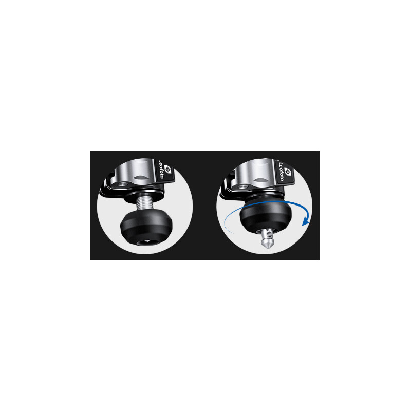 Leofoto Carbon tripod LVM-324C Manba with levelling device + BV-10 video tilt head