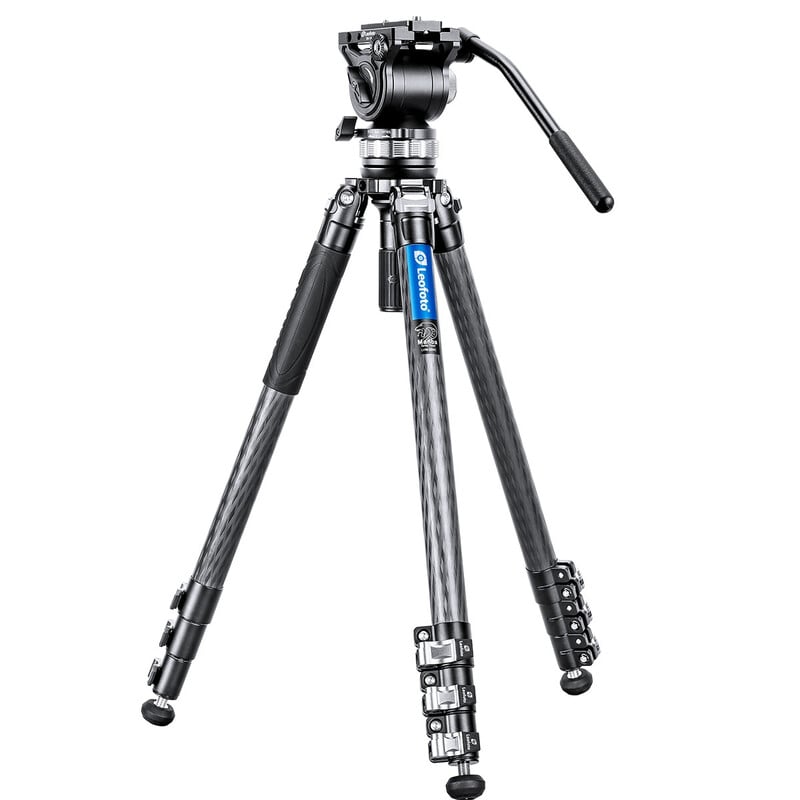 Leofoto Carbon tripod LVM-324C Manba with levelling device + BV-15 video tilt head