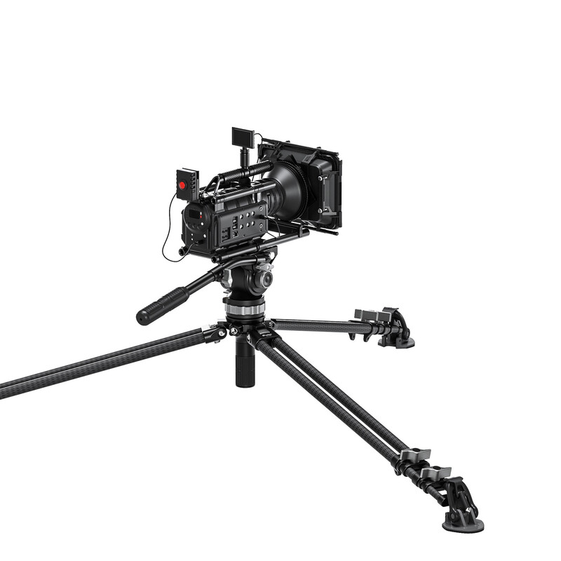 Leofoto Carbon tripod LVC-253C double tube + BV-20 video tilt head