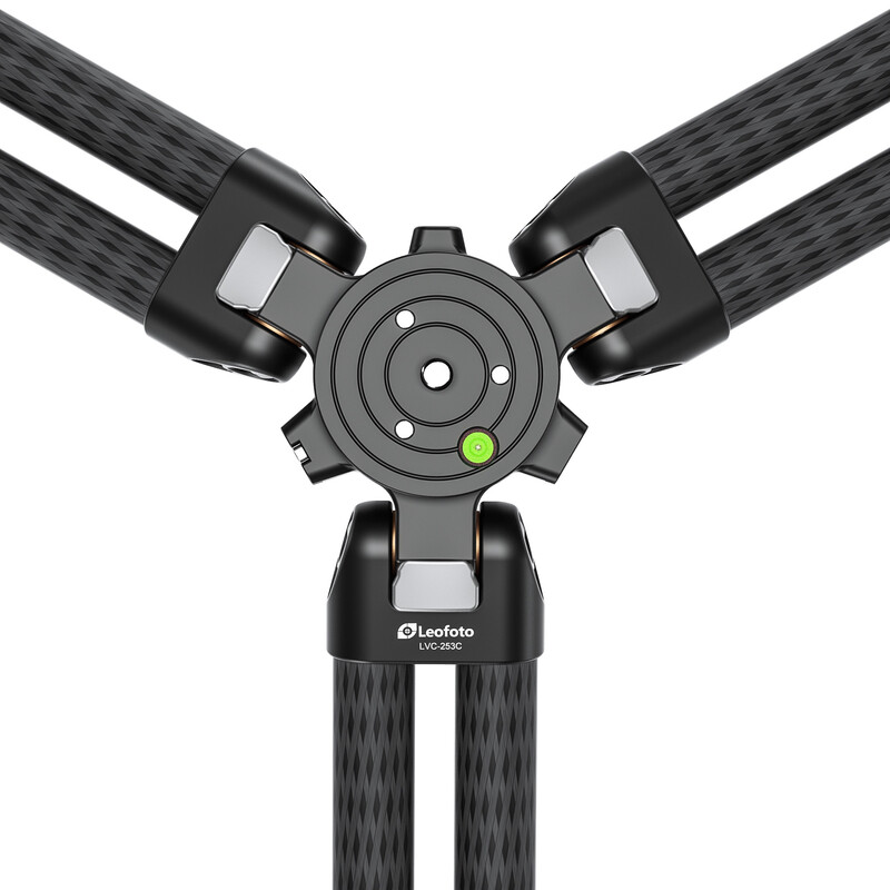 Leofoto Carbon tripod LVC-253C double tube + BV-20 video tilt head