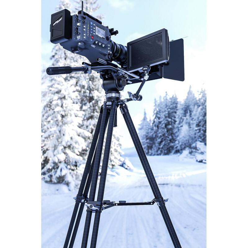 Leofoto Carbon tripod LVC-253C double tube + BV-20 video tilt head