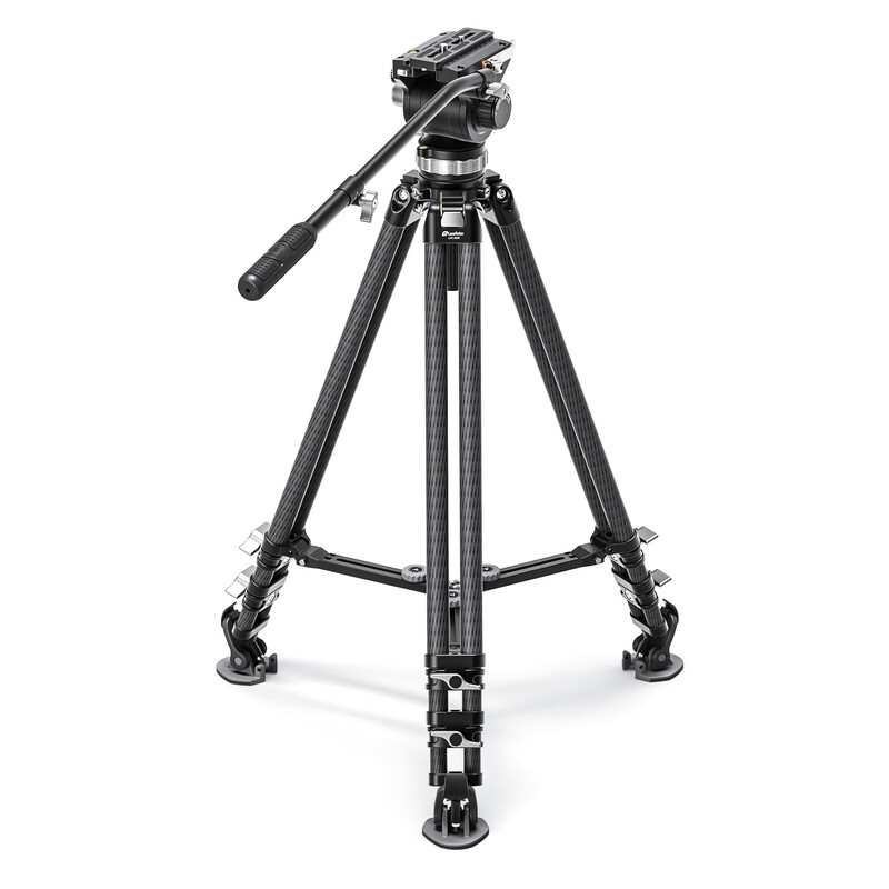 Leofoto Carbon tripod LVC-253C double tube + BV-20 video tilt head