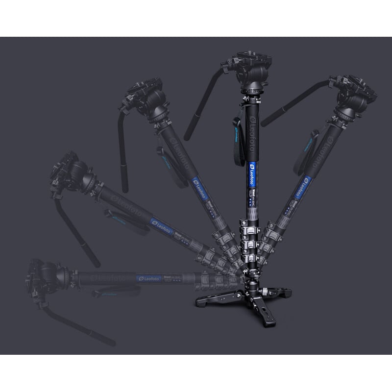 Leofoto Carbon monopod MV-324CL + VD-03 pan-tilt foot