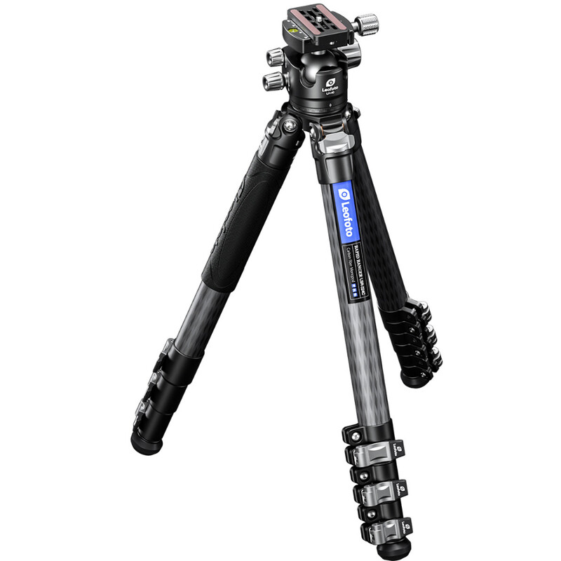 Leofoto Carbon tripod LSR-324C Rapid Ranger with leg clamps + ball head LH-40