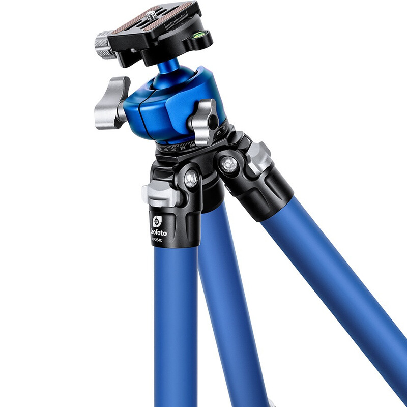 Leofoto Carbon tripod LP-324C Poseidon + Ballhead LH-40 (Blue)