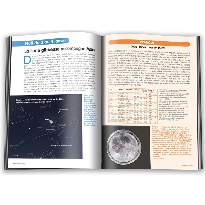 Amds édition  Almanac Le Ciel à l'oeil nu en 2023