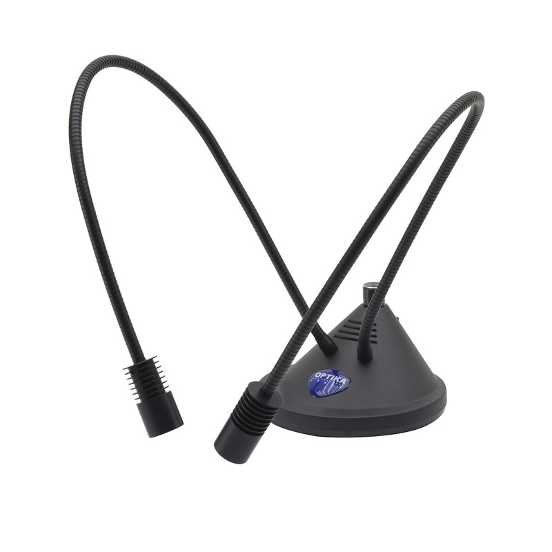 Optika Doppio braccio X-LED3 Iluminazione CL-41 con regolatore di luminosità