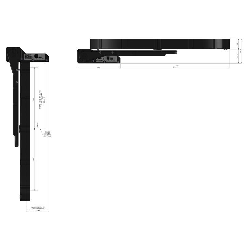 PrimaLuceLab Maschera flat field GIOTTO 430 con copertura telescopica ALTO