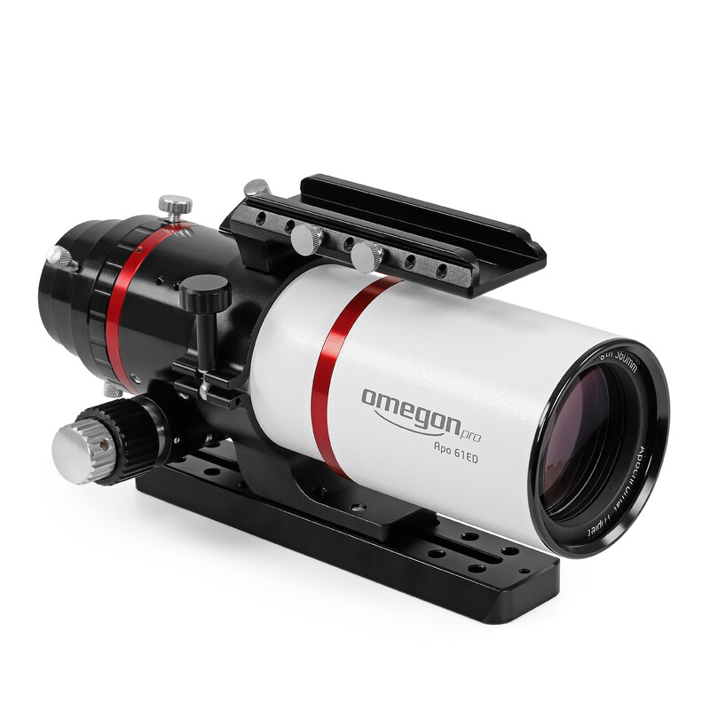 Omegon Apochromatische Refractor Pro APO AP 61/360 Triplet ED OTA + Pro Reducer 0.75x