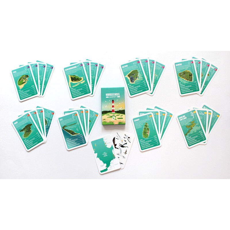 Marmota Maps Cuarteto de islas del Mar del Norte