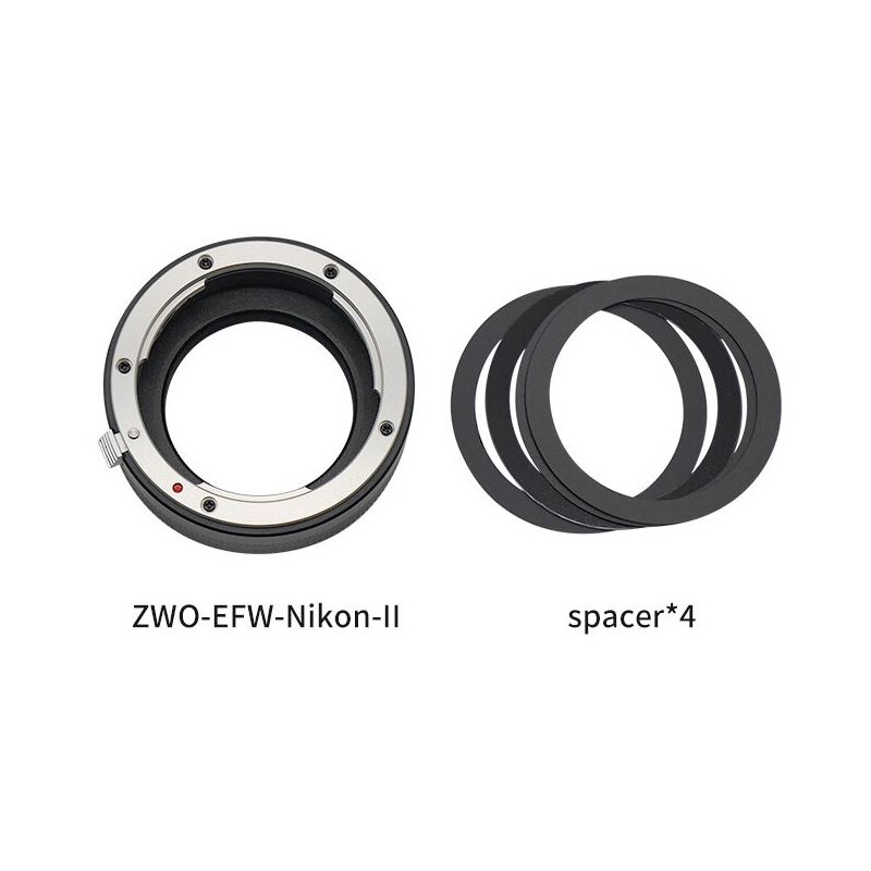 DSLR-Lens adapters Nikon / EFW 36mm & EFW 1,25"