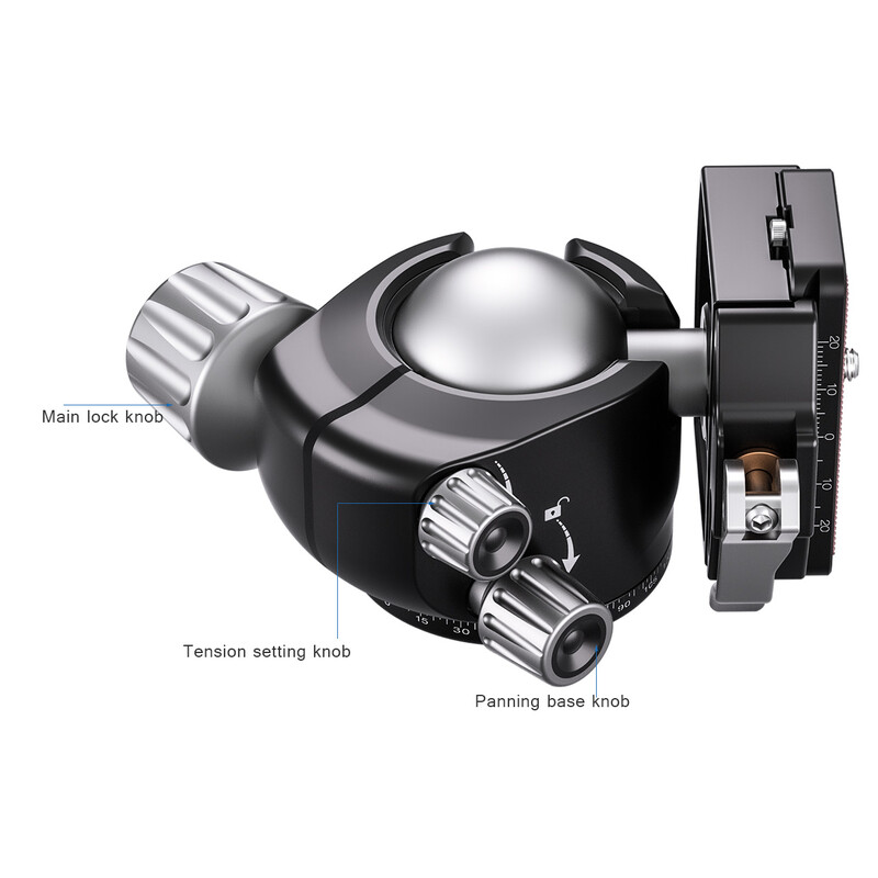 Leofoto Tripod ball-head LH-47LR