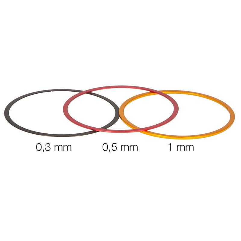 Baader Verlengstuk Fijnafstemringen T2 0,3 / 0,5 / 1mm
