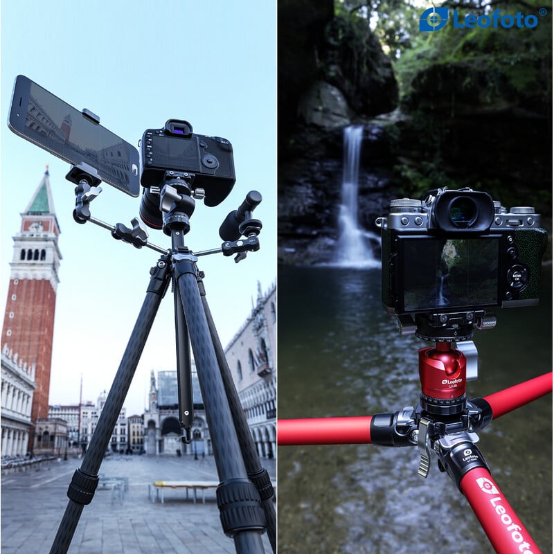 Leofoto carbon tripod LY-224C Mr.Y + ball head LH-25 R Black