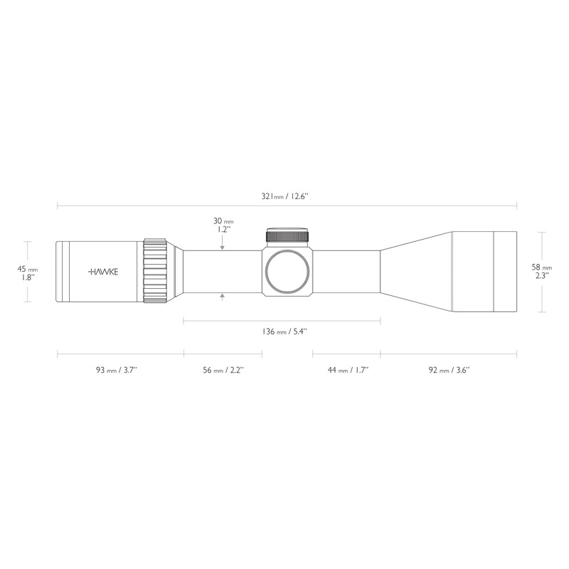 HAWKE Richtkijker Vantage 30 WA FD IR 2.5-10x50