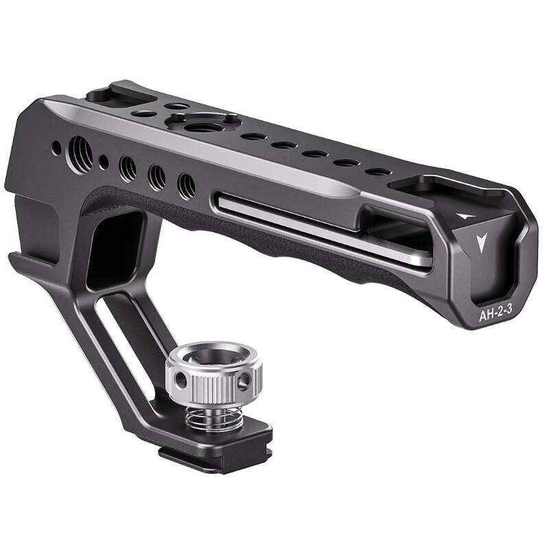 Leofoto Camera Cage Handle with Hot Shoe Adapter AH-2-3