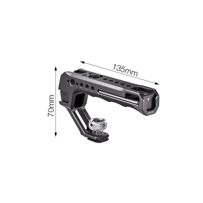 Leofoto Camera Cage Handle with Hot Shoe Adapter AH-2-3