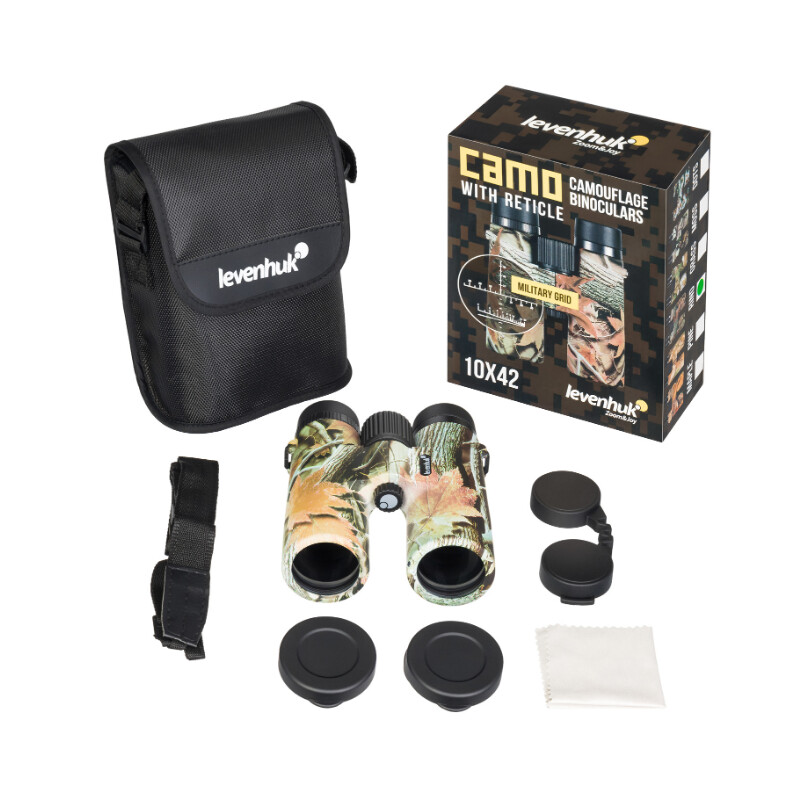 Levenhuk Binoculars 10x42 Camo Rind