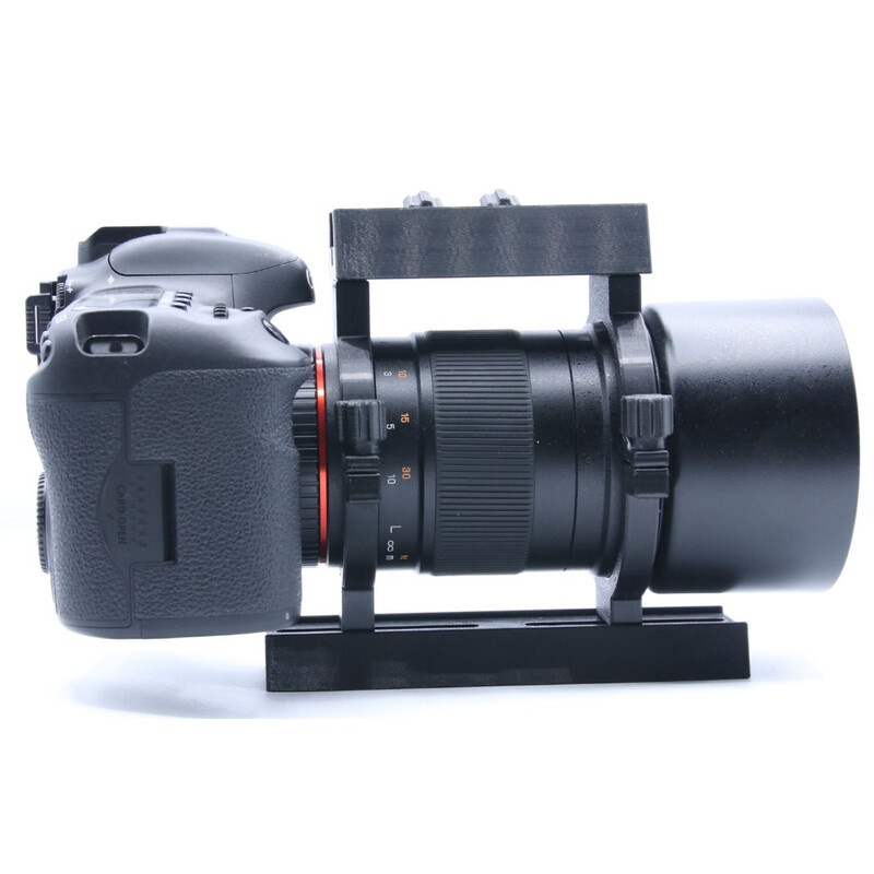 Astroprints Abrazaderas con zapata para buscadores y placa cola de milano para objetivo Samyang 135 mm f/2
