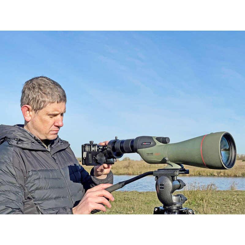 SMARTOSCOPE Adattatore smartphone SM VARIO + Anello universale UR-4