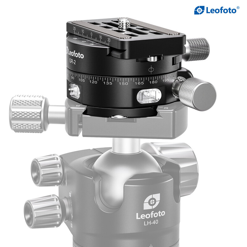 Leofoto Panoramic tripod head  GR-2+QP-70N
