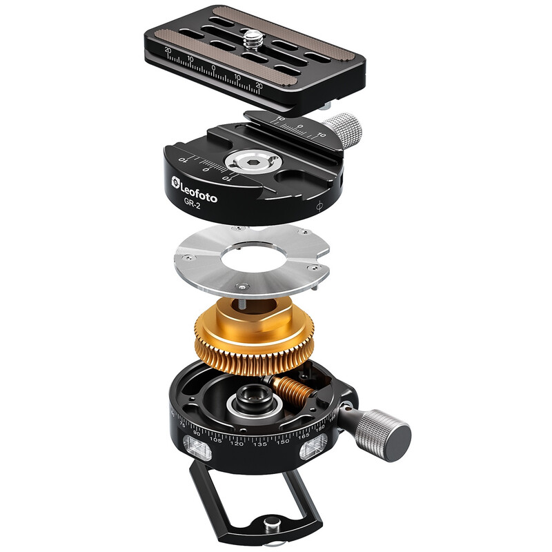 Leofoto Panoramic tripod head  GR-2+QP-70N