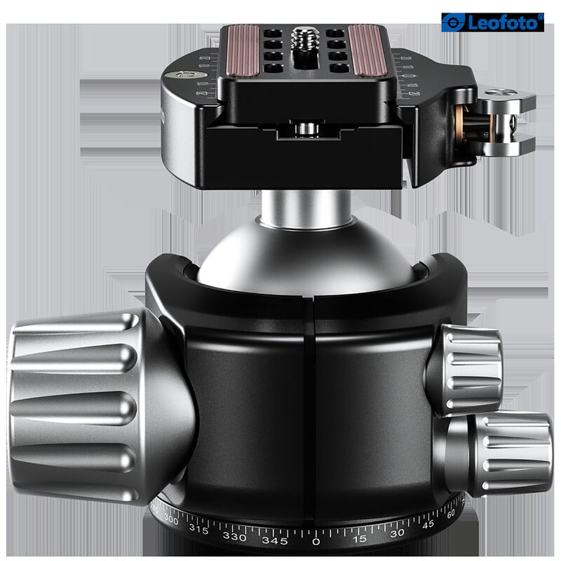 Leofoto Tripod ball-head LH-55LR with LR-70 quick-release coupling