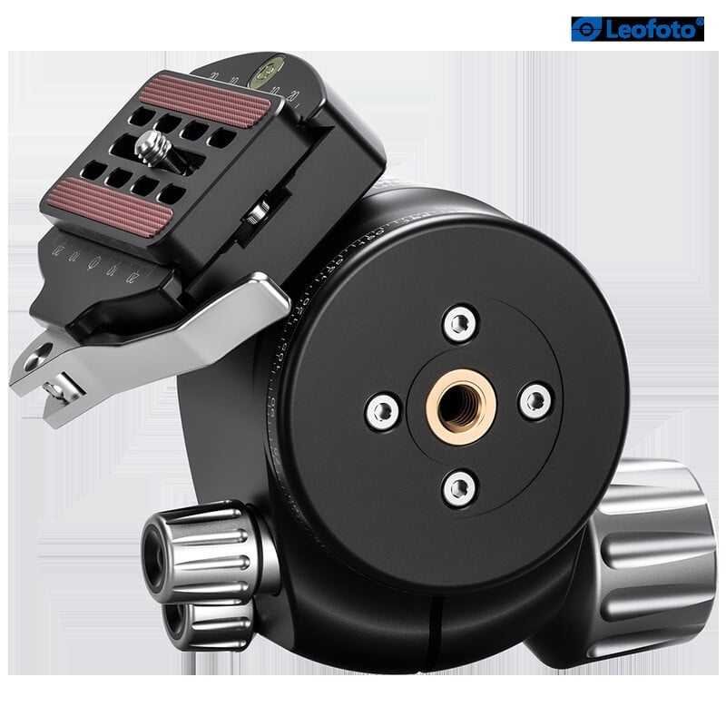 Leofoto Tripod ball-head LH-55LR with LR-70 quick-release coupling