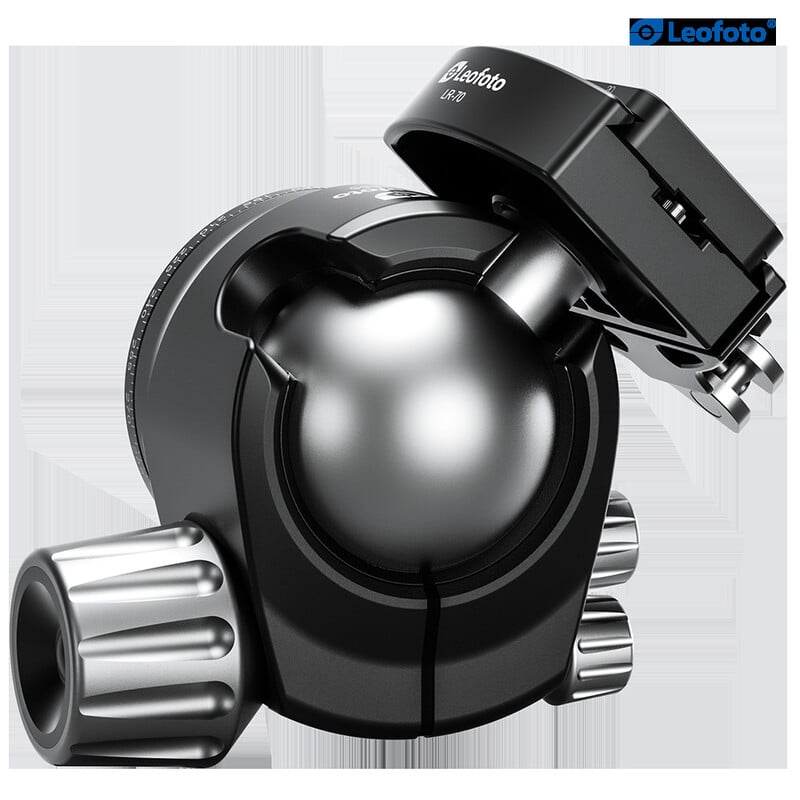 Leofoto Tripod ball-head LH-55LR with LR-70 quick-release coupling