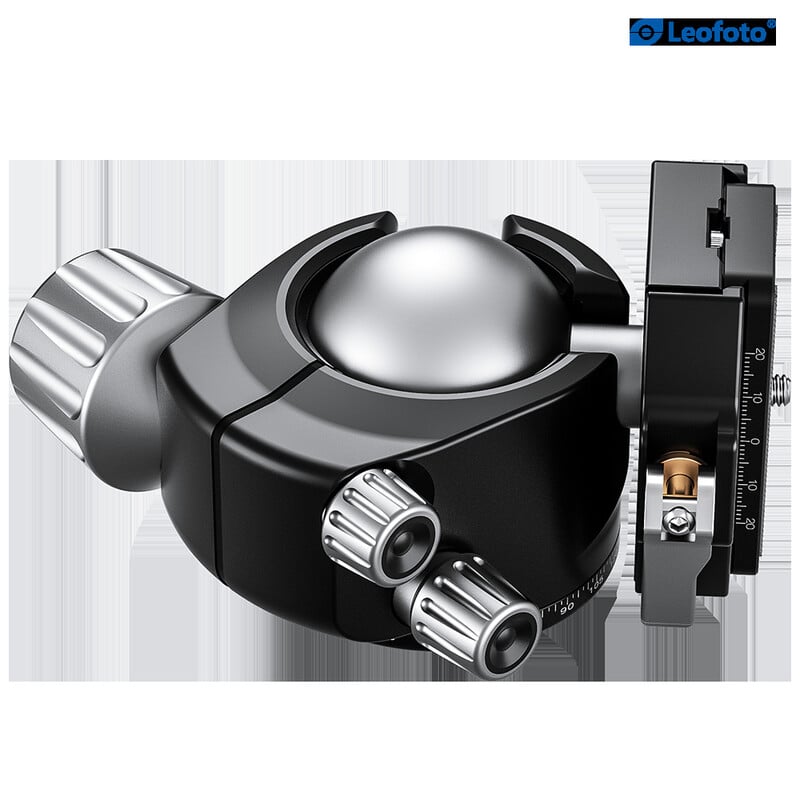 Leofoto Tripod ball-head LH-55LR with LR-70 quick-release coupling