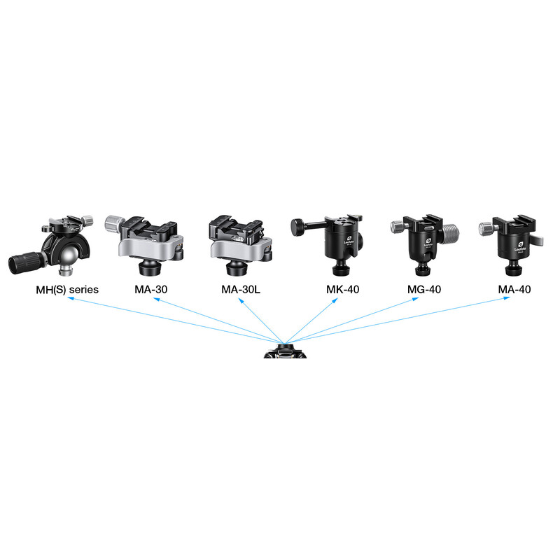 Leofoto SA-364CL Carbon Tripod + Ball head MK-40 + Gun clamp GS-3