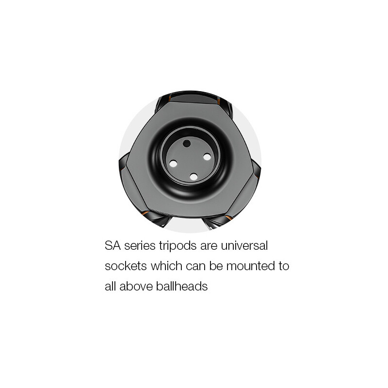 Leofoto SA-364CL Carbon Tripod + Ball head MK-40 + Gun clamp GS-3