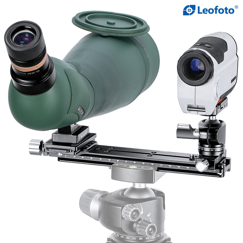 Leofoto FDM-01 Dual mount for Spotting scopes and Rangefinders