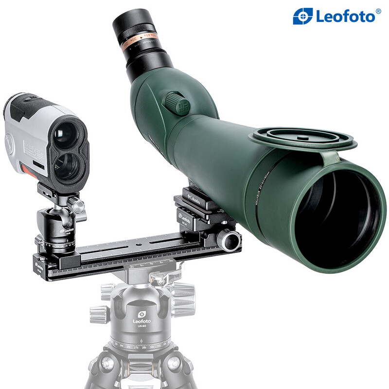 Leofoto FDM-02 Dual mount for Spotting scopes and Rangefinders