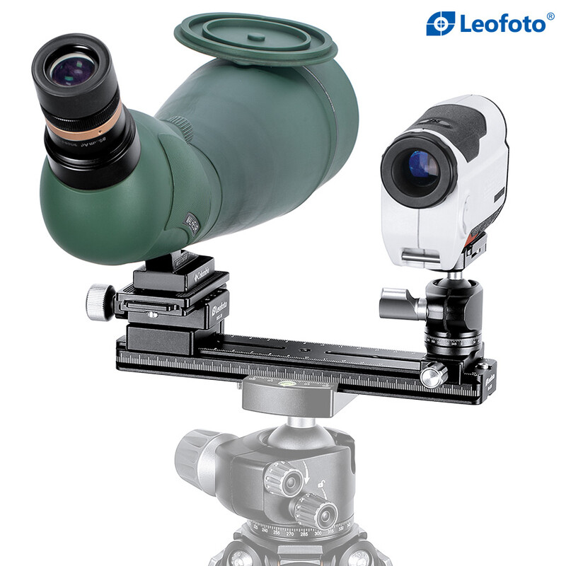 Leofoto FDM-02 Dual mount for Spotting scopes and Rangefinders