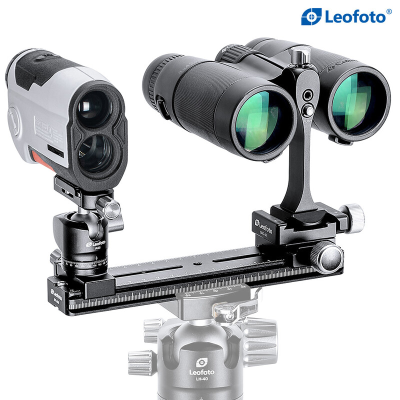 Leofoto FDM-02 Dual mount for Spotting scopes and Rangefinders