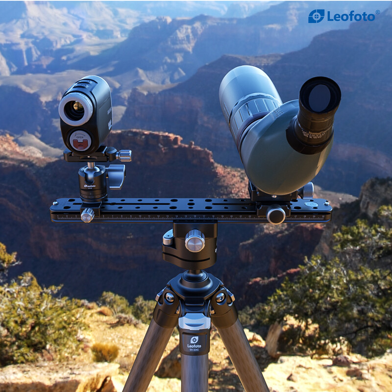 Leofoto FDM-03 Dual mount for Spotting scopes and Rangefinders